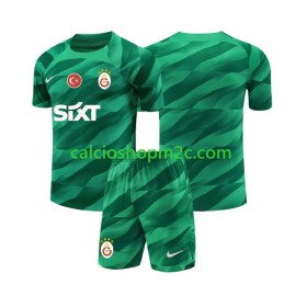 Galatasaray Portiere Bambino Maglia Prima 2023/2024 Manica Corta (+ Pantaloncini)